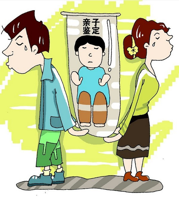 在妻子不知情的情况下做亲子鉴定;   小孩外貌,性格等特征和夫妻双方